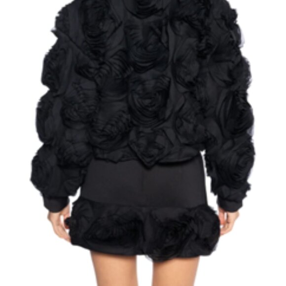 AKIRA - 3D FLORAL BOMBER SET - JACKET AND SKIRT - Picture 8 of 9